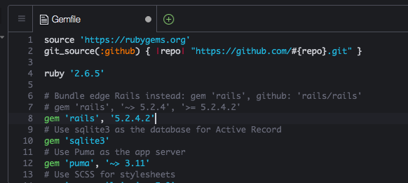 Ruby on Rails】bundle update コマンドでエラーが出る