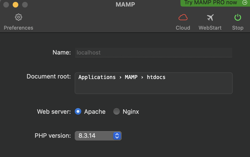 MAMPでlocalhost:8888/php-basic/index.phpを開けない
